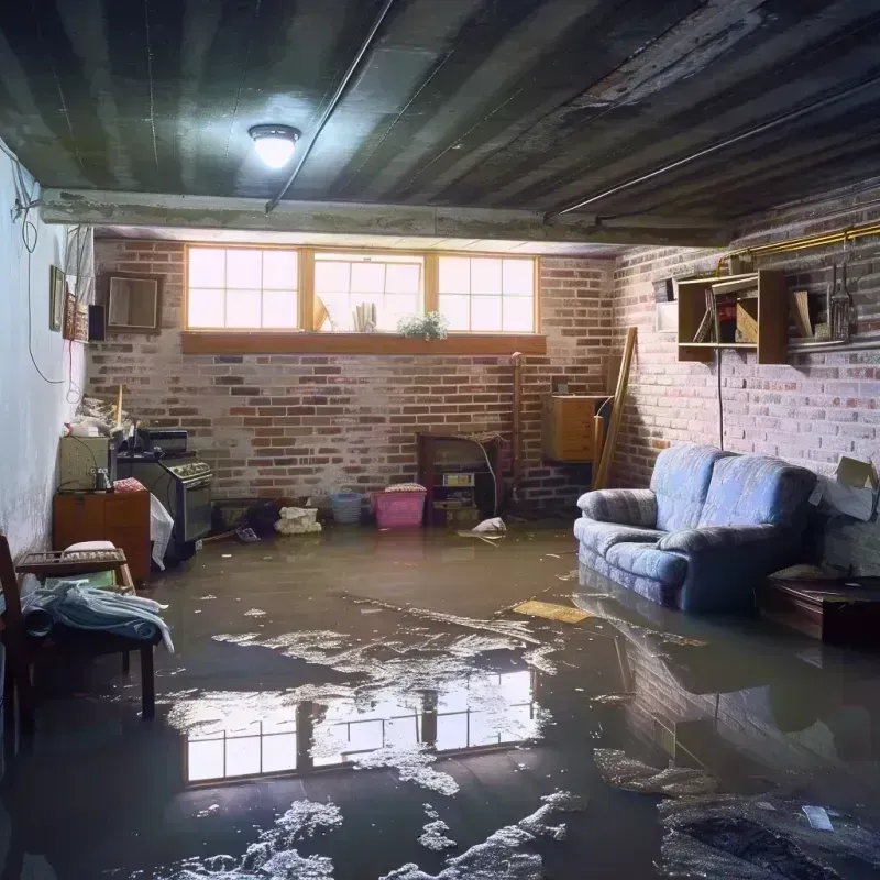 Flooded Basement Cleanup in Russell, KS